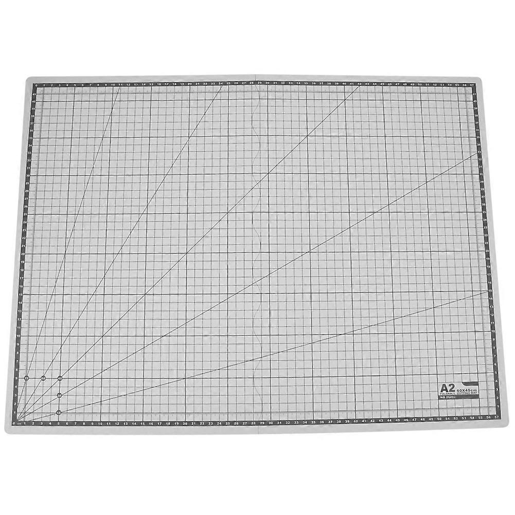 Portable Folding A2 Self Healing Cutting Mat Grid Line Paper Leather Fabric Crafts Carving PadGray