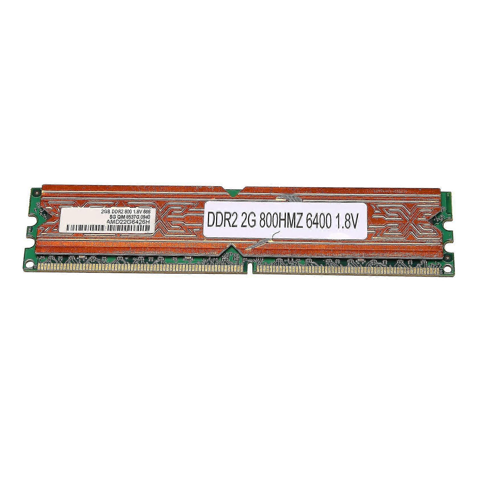 ddr2 2gb ram memory 800mhz 1.8v compatible with amd intel desktop memory ram(b)