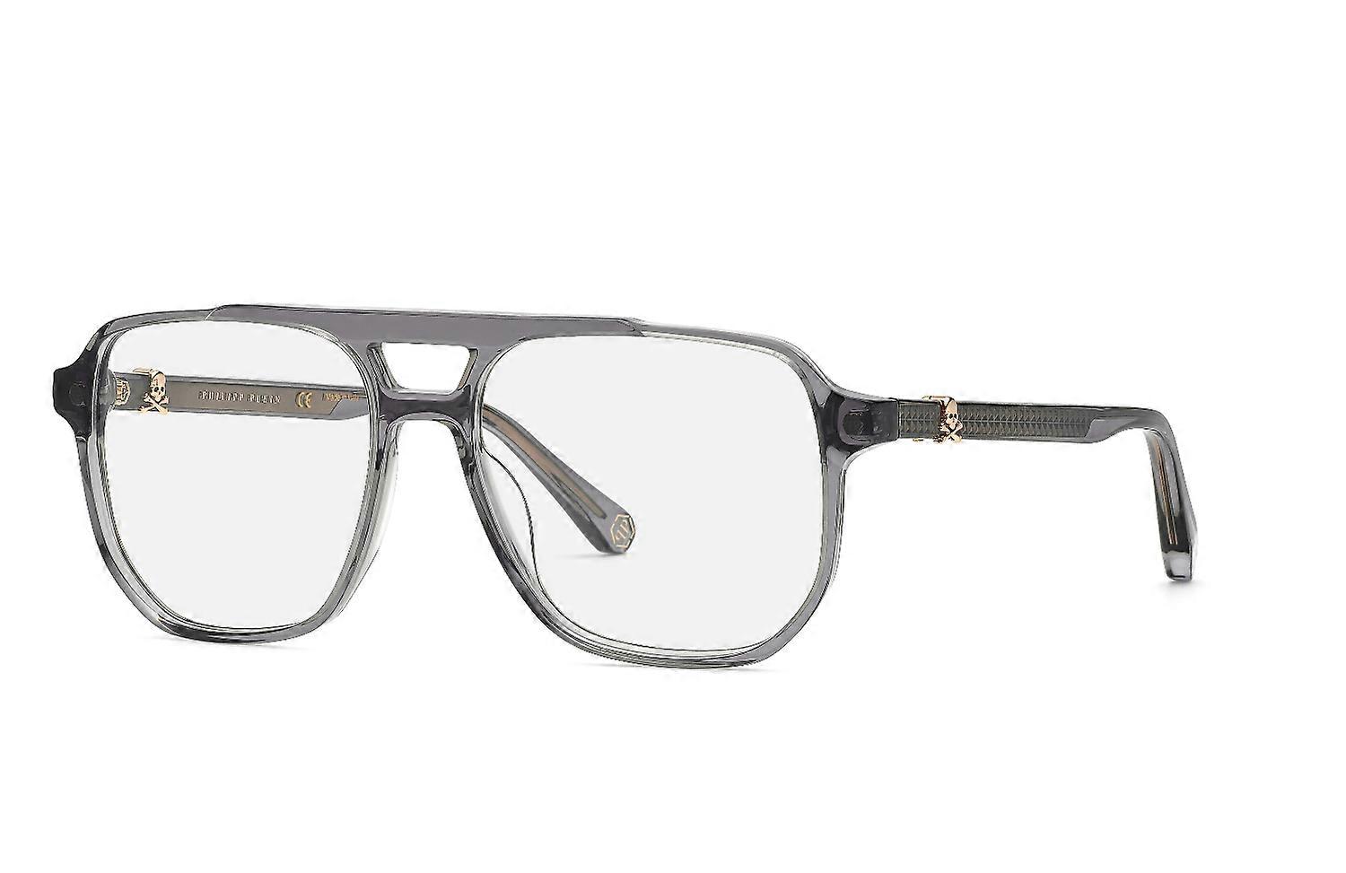 Eyewear Frames Philipp Plein VPP084V 09MB Grey Transparent 56/16/145 MAN