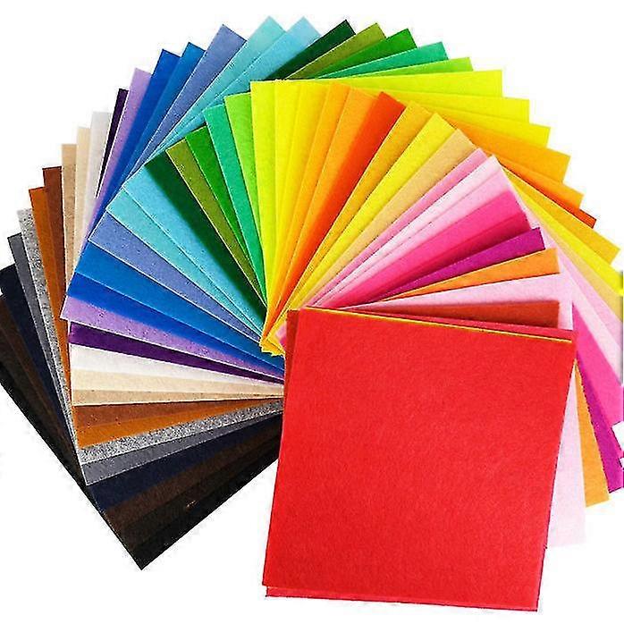 40pcs Diy Felt Materials Crafts Felt Materials Sewing Felt Fa Sheets