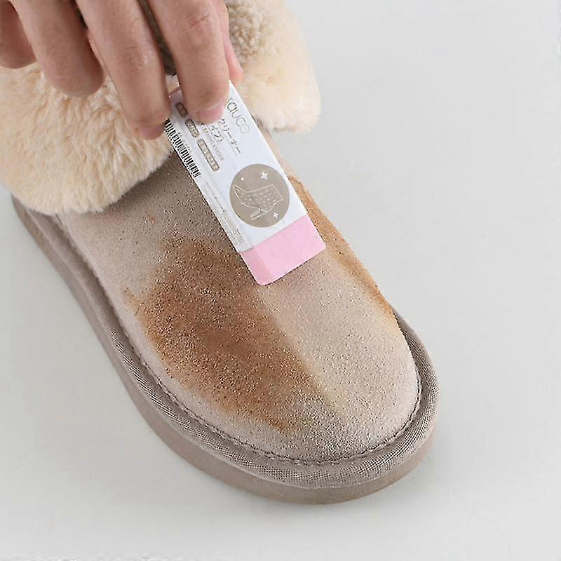 Bloc en caoutchouc pour chaussures en daim, nettoyage et entretien des bottes, gomme, brosse à chaussures - Bon