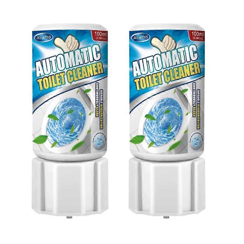 2 قطعة منظف وعاء المرحاض ومزيل البقع القوي 100 مل