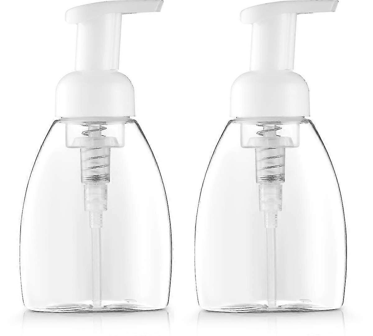 2pack Foaming Soap Dispenser Pump-bottle 250ml (8.5 Oz)