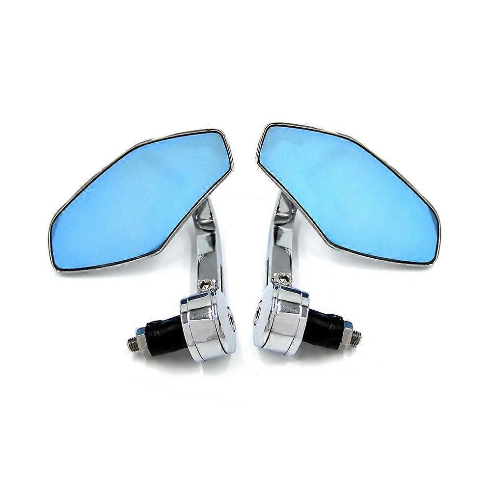 BJMOTO Pair Universal 7/8" or 1" Motorcycle Rear View Side Mirror Street Bike Handle Bar End Mirrors For Honda Kawasaki Yamaha