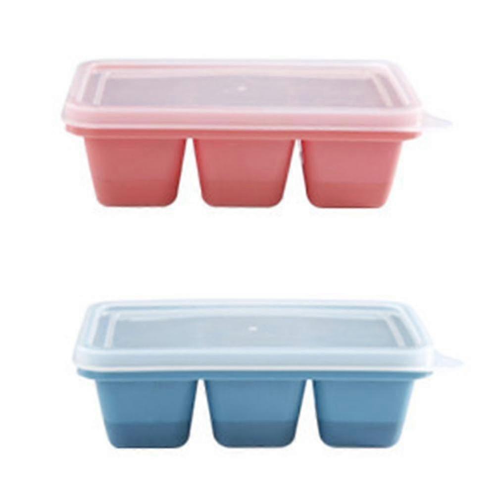 2pcs Ice Cube Trays, For Whiskey Cocktail , Easy Release Mold Stackable Ice Cube Molds