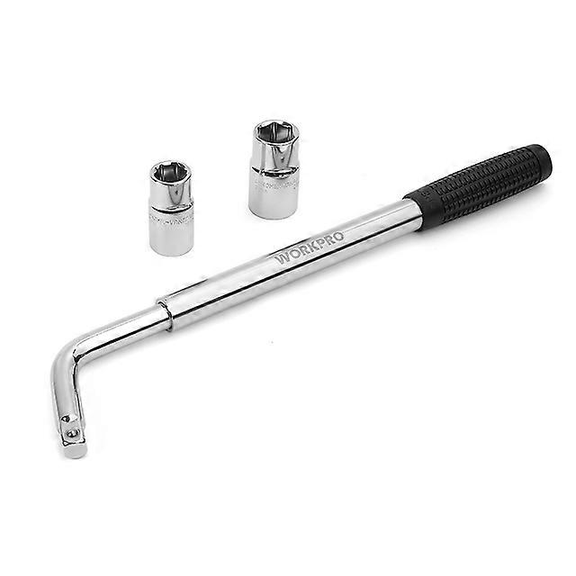 JWL-Telescoping Lug Wrench,Wheel Wrench with Standard CR-V Sockets