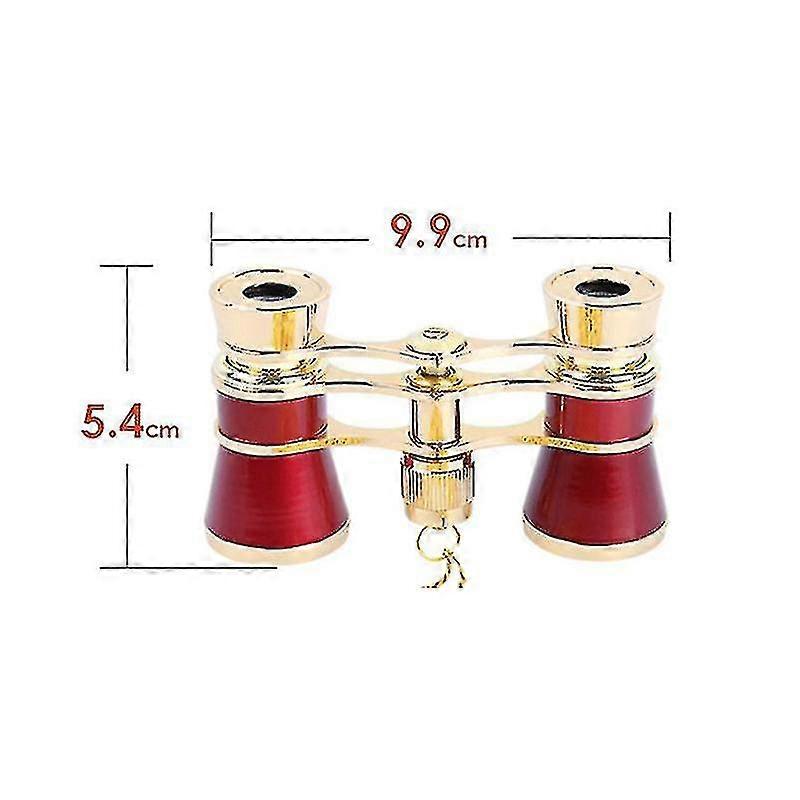 Metal Opera Binoculars Opera Glasses Coated Lens Binoculars With Handle Suitable For Unisex
