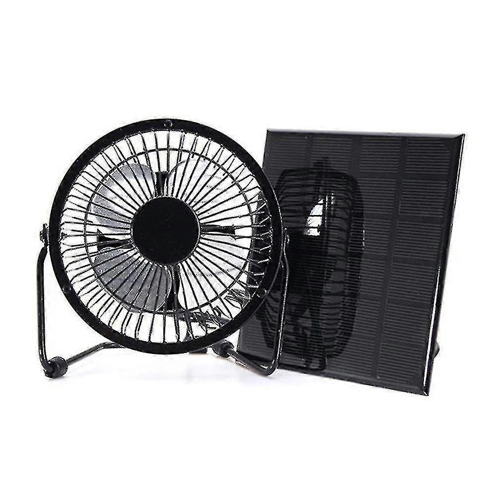 Mini 5w solpanel bærbar varmeafledningsventilator solcellepanel ft