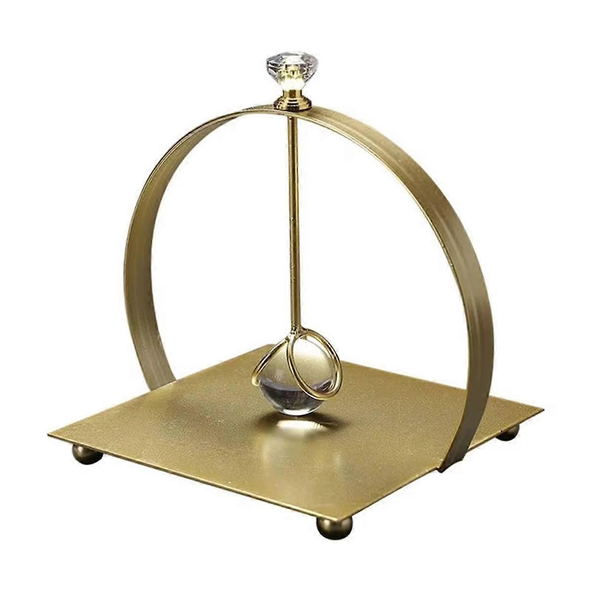 Κάτοχος χαρτοπετσέτας Iron Crystal Ball Tissue Napkin Holder Paper Napkin Serviette Rack Dispenser fo