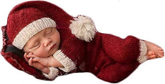 Christmas Newborn Baby Photo Shoot Props Outfit