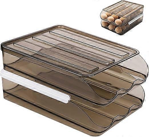 Egg Box, Refrigerator Egg Storage Box, Drawer Type Egg Tray, Stackable Egg