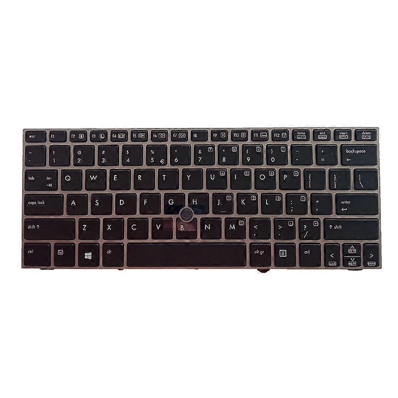Backlit Silver Frame Keyboards for Elitebook 2170P Computer US Layout