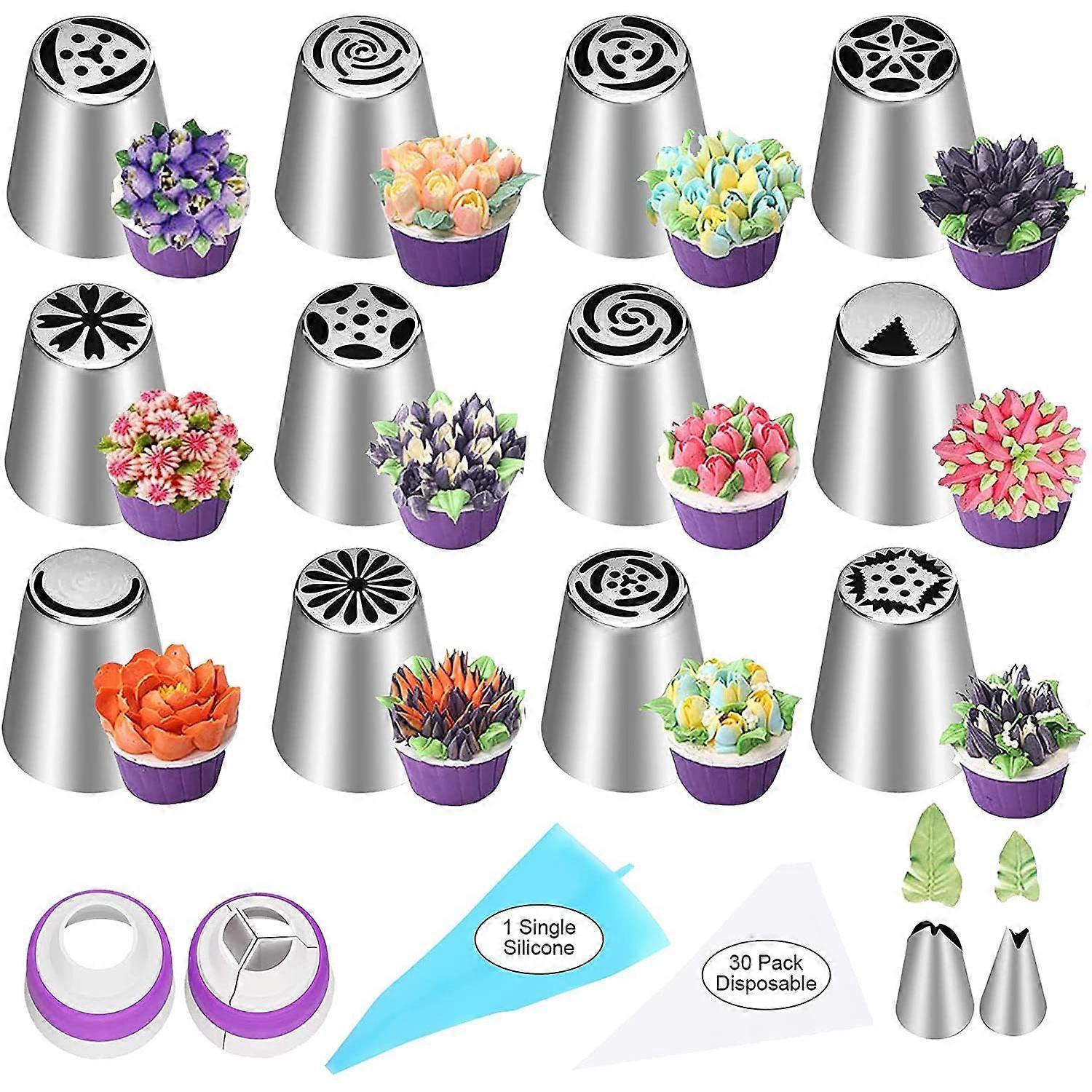 47-piece piping nozzle set