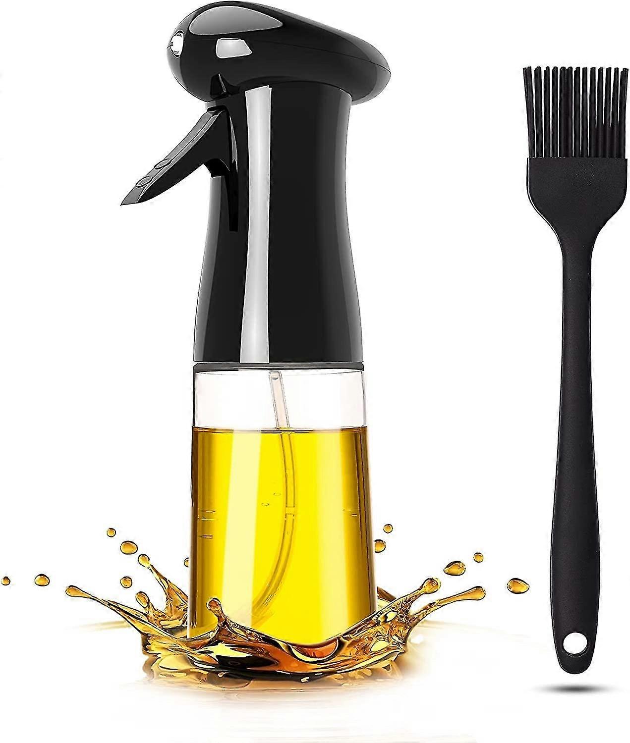 210ml oil sprayer 2pcs set, liquid condiment sprayer with brush