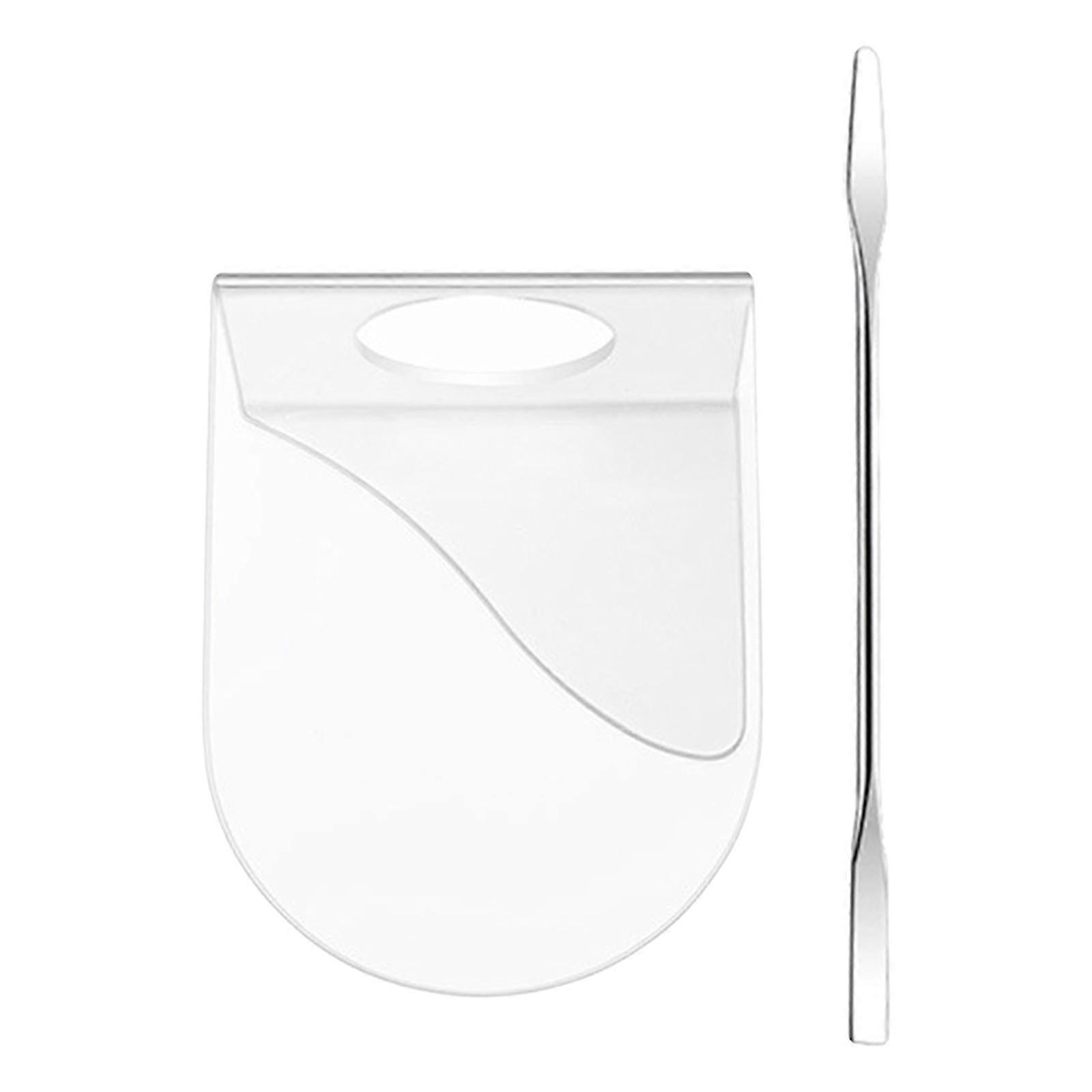 Acrylic Makeup Foundation Mixing Palette with Spatula with Spatula
