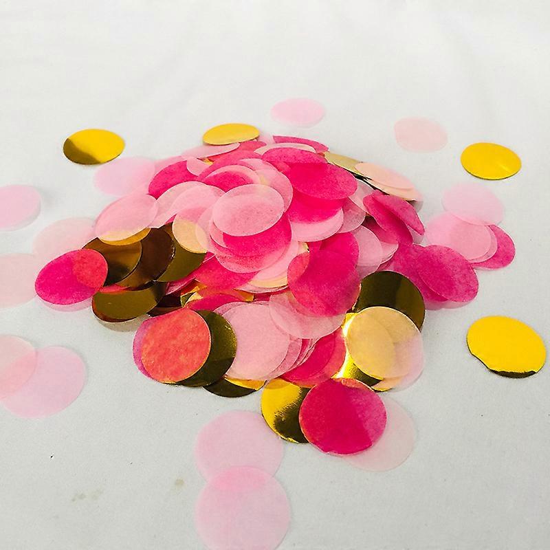 2.5cm round confetti copy flame retardant paper balloon wave ball filler paper confetti
