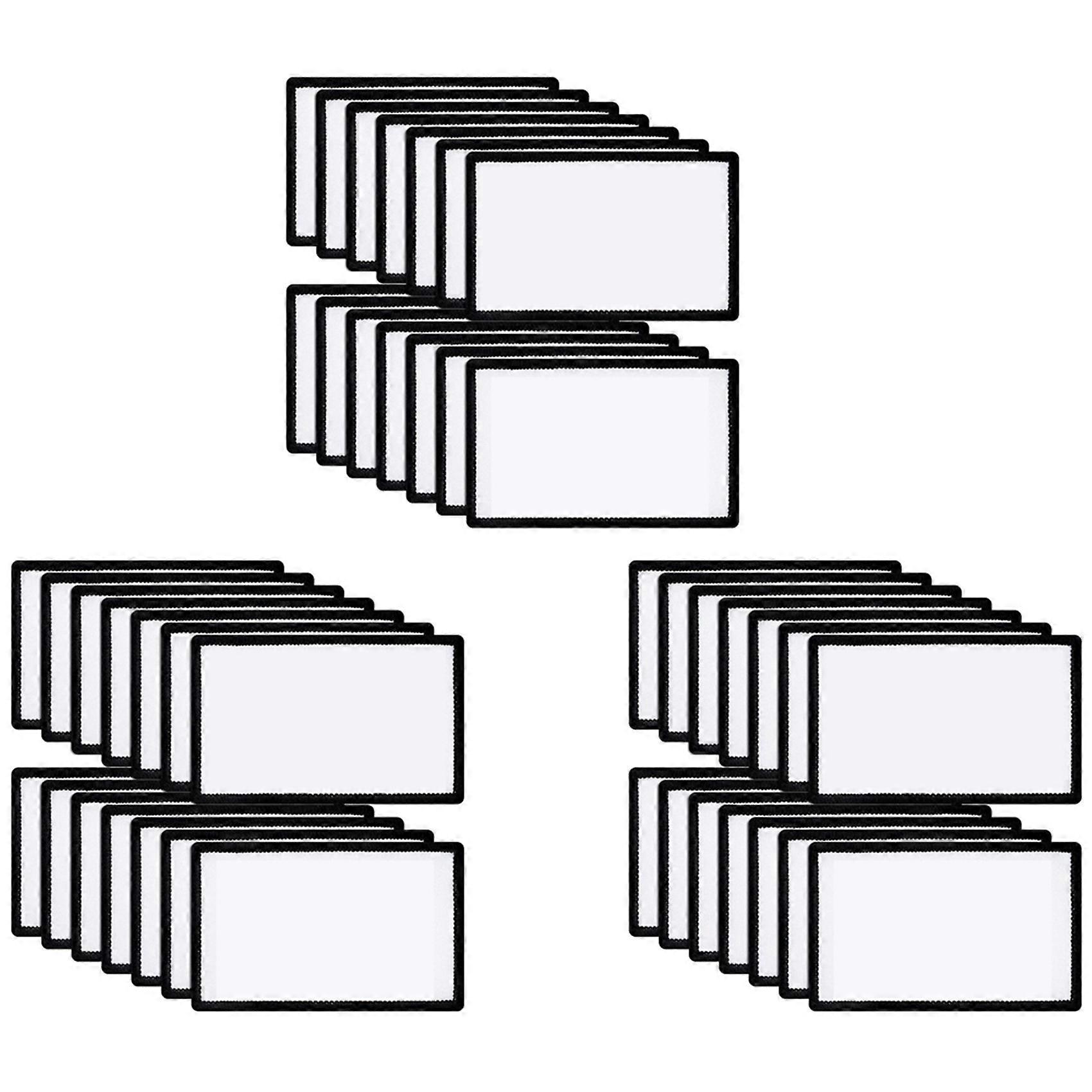 56 Pcs Sublimation Patches Blank Fabric Ironing Rectangular Blank Patches Fabric Repair Patches for