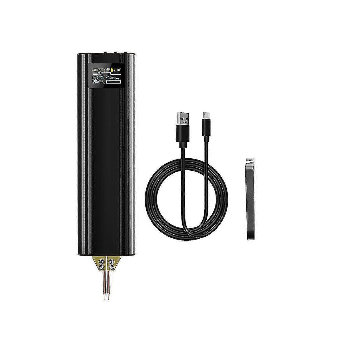 Handheld Spot Welding Machine 80 Gears Adjustable Spot Welder Digital Display Automatic Trigger For