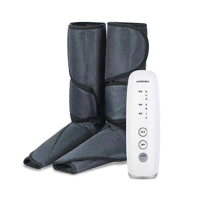 Leg Air Compression Massager Heated for Thigh Knee and Calf Circulation  3 Intensities 2 Modes 2 Temperatures Massage Relaxation
