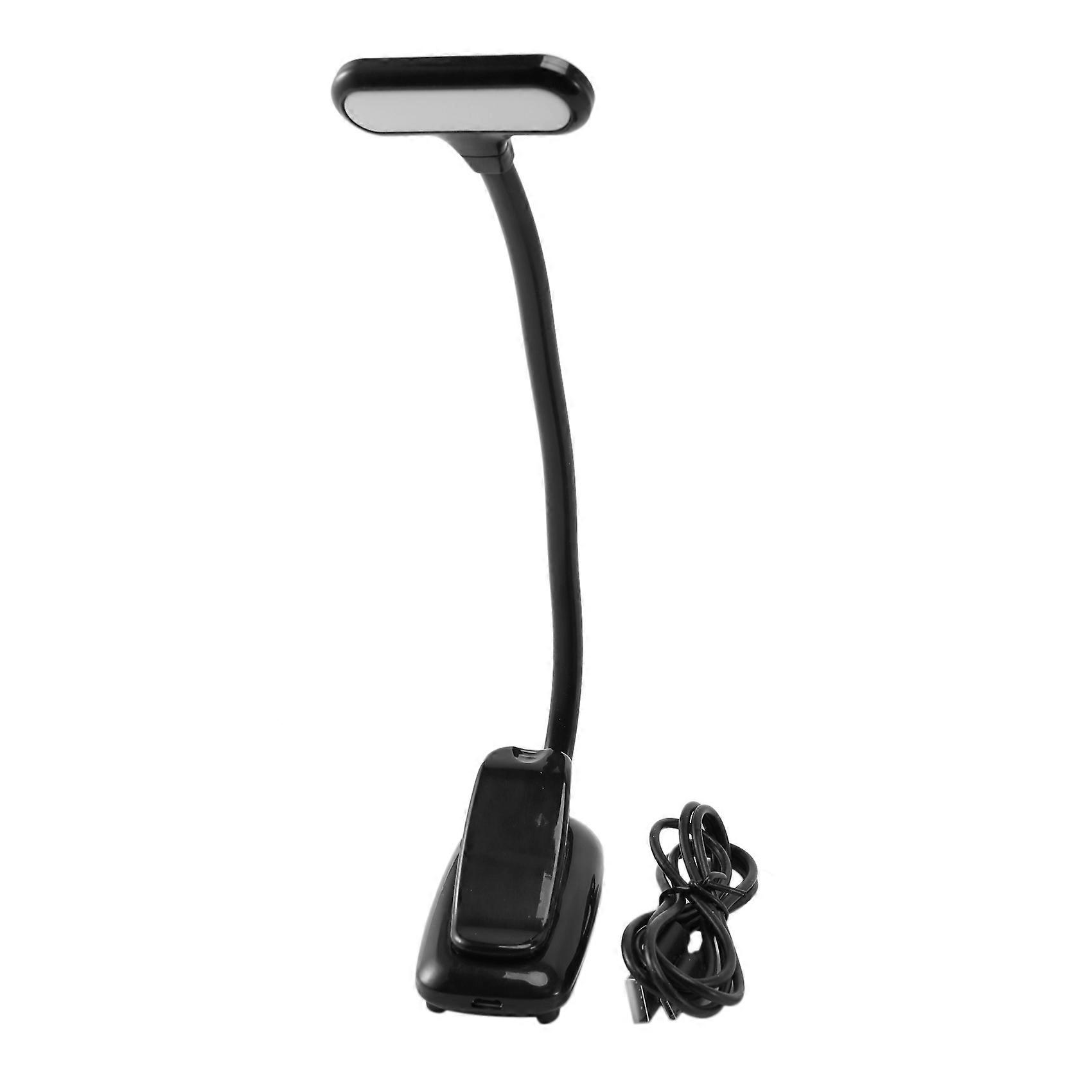 LED Book Lights, Rechargeable Clip On Light, 3 Lighting Modes, 9 , Eye Protection Reading Lamp, up to 40 Hours Reading - Perfect for Reading-Black
