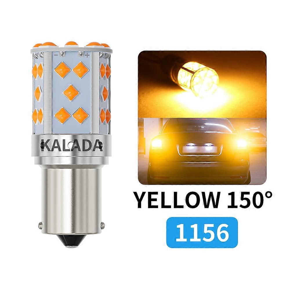 Oprah 2pcs 1156 BA15S P21W BAU15S PY21W 1157 BAY15D P21/5W 7440 W21W T20 3030 35SMD Canbus LED Car Turn Signal Bulb Reverse Lamp