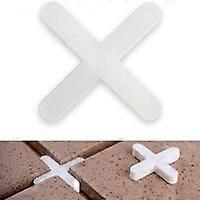 Tile spacers, 2 mm thick, 100 pieces, Cross joints for even spacing when laying tiles, Cross joint spacers can be grouted, 100 x tile crosswhite