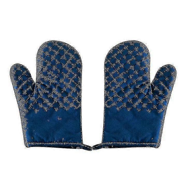 فرن ميتز 1 زوج من بطانة سميكة مبطن، قفازات المطبخ مقاومة للحرارة