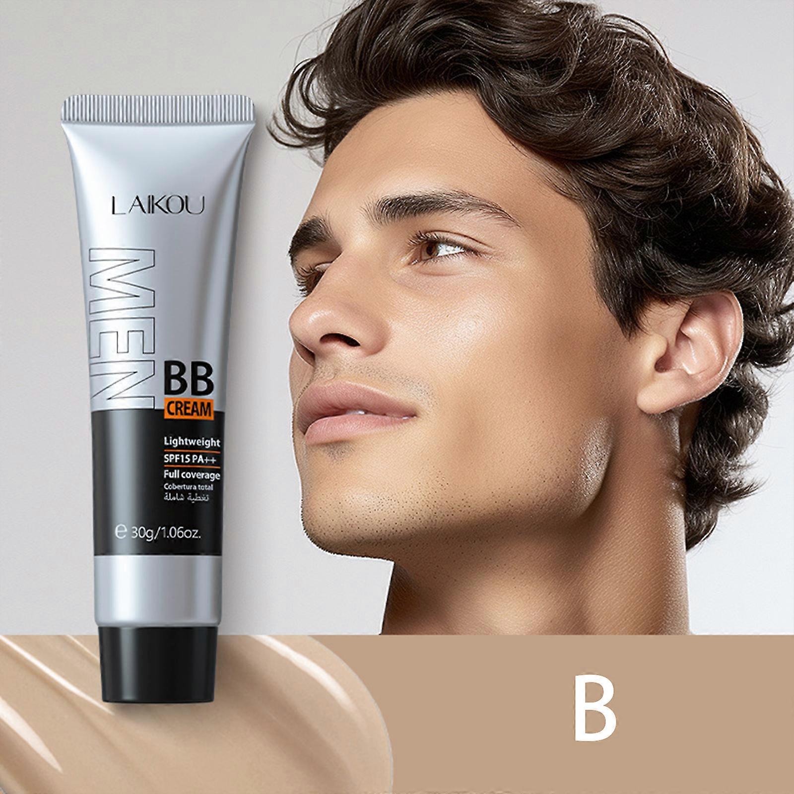 Mens BB Cream Foundation, Tinted Moisturiser BB Cream, Mens Concealer Color Correcting Cream, BB Cream Medium για κάλυψη κηλίδων