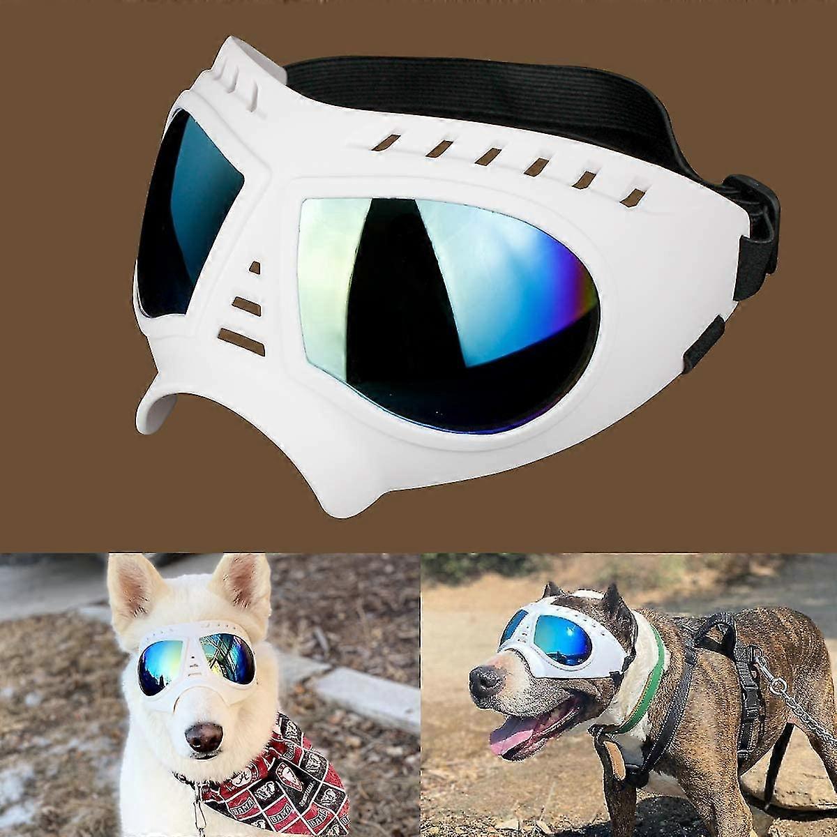 Köpek Gözlükleri Büyük Cins Köpek Uv Güneş Gözlüğü Uzun Snout Köpekler için Rüzgar Geçirmez Köpek Gözlükleri Gözlük
