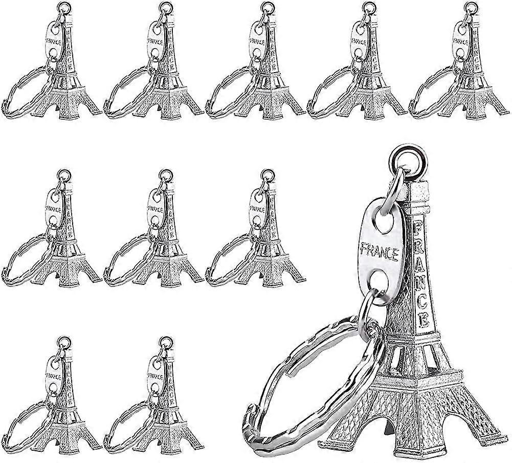 Sleutelhanger 15 stuks Eiffeltoren Sleutelhanger Retro Versiering Franse Souvenirs