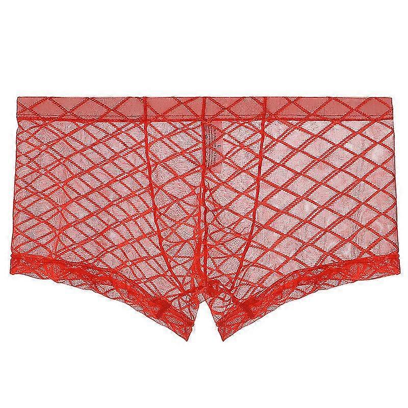 Men's Boxer Briefs Mid-Rise Stretch Mesh Boxer Briefs Underwear