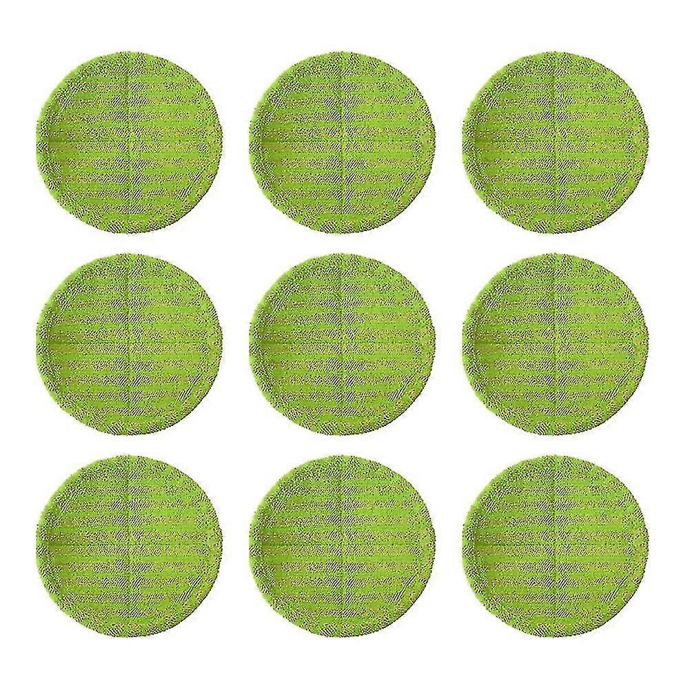 9 Pcs Replacement Pad Compatible With Cordless Electric Rotary Mop Sweeper