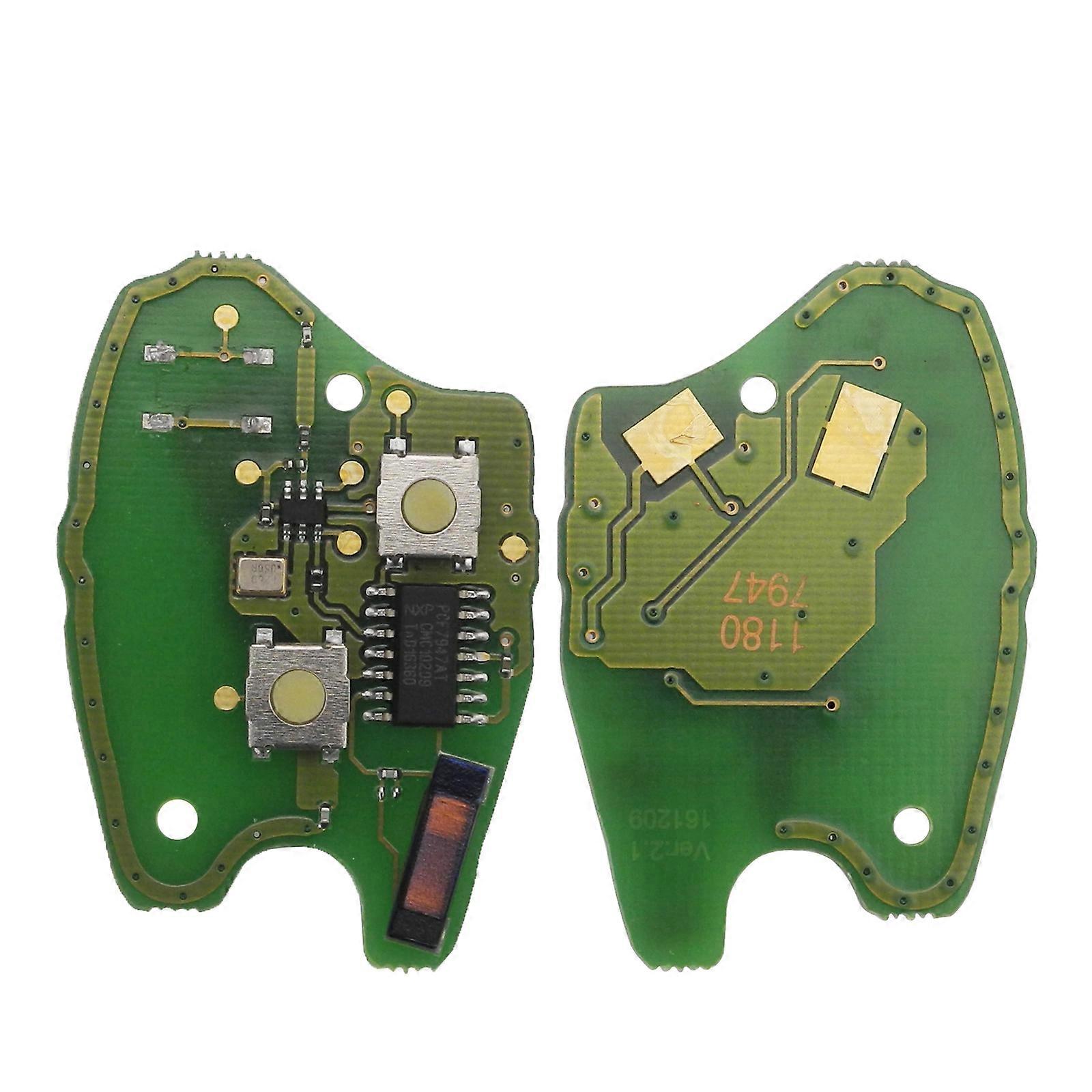 2/3BTN Car Remote Key Circuit Board Suit for Renault Clio Scenic Kangoo Megane PCF7946 / PCF7947 pcf7952E Chip