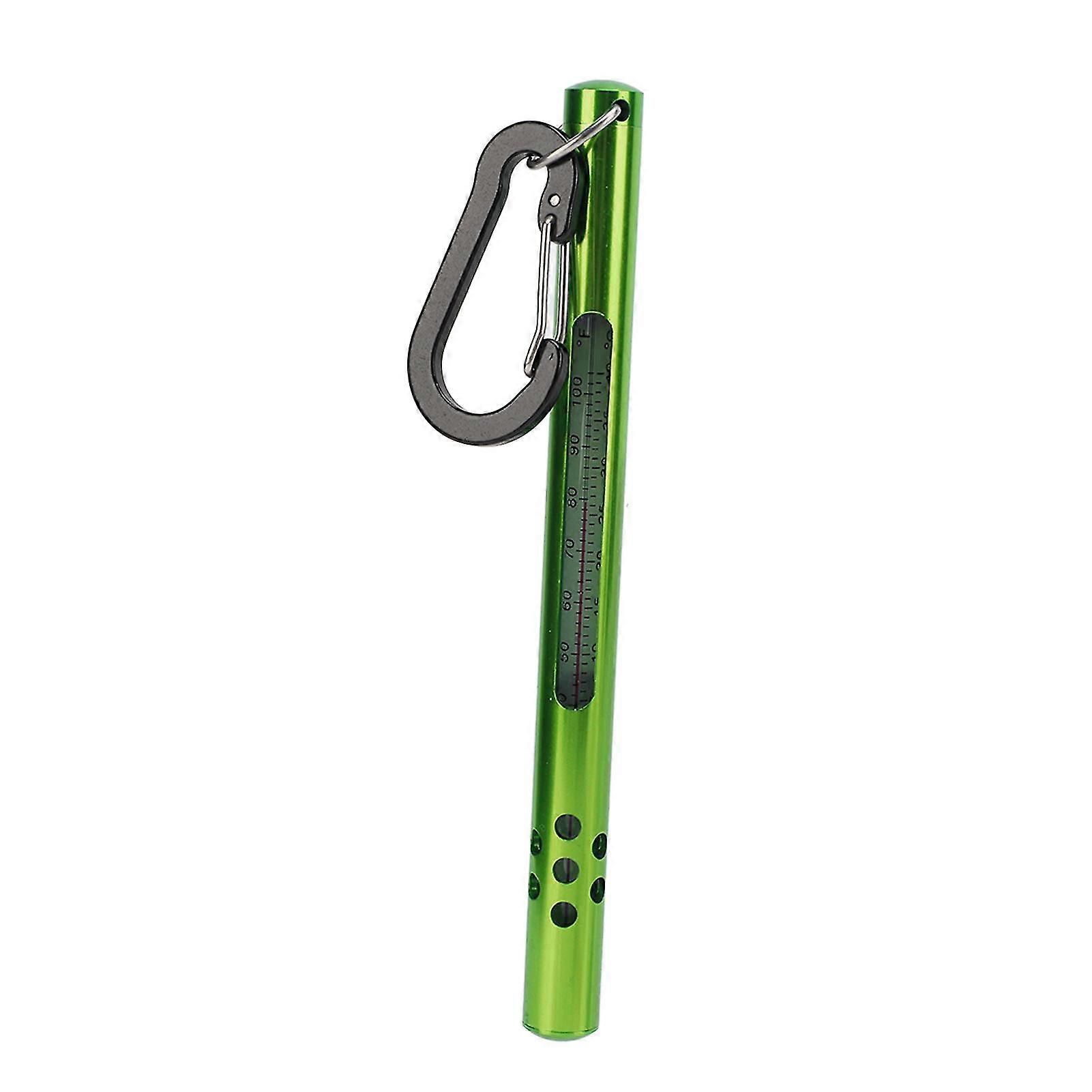 Fly Fishing Water Thermometer for Stream Temperature Measurement with Carabiner