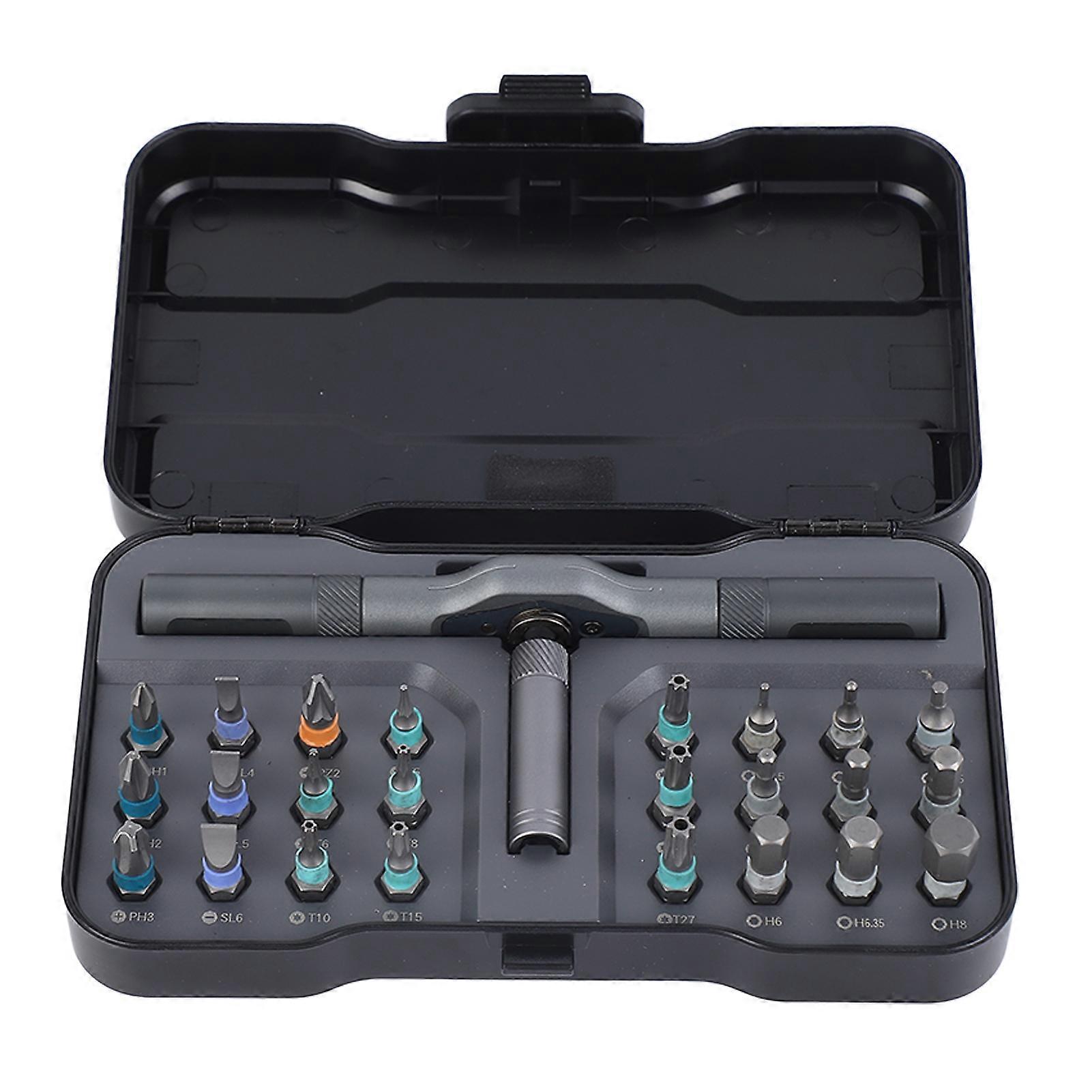 24 in 1 Ratchet Screwdriver Set Small Screwdriver Sets Ratchet Bit Set Multipurpose Repair Tool Manual