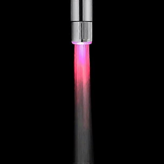 LED Faucet Light Tap Flashing RGB Color Blinking Temperature Faucet Aerator Water Saving Kitchen Bathroom Accessories