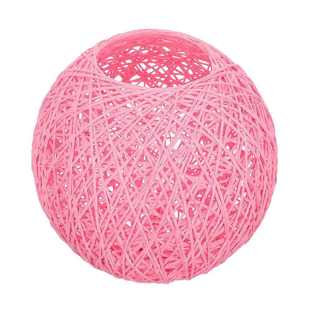 Decorative Rattan Ball Lampshade Practical Chandelier Shade Light Accessory