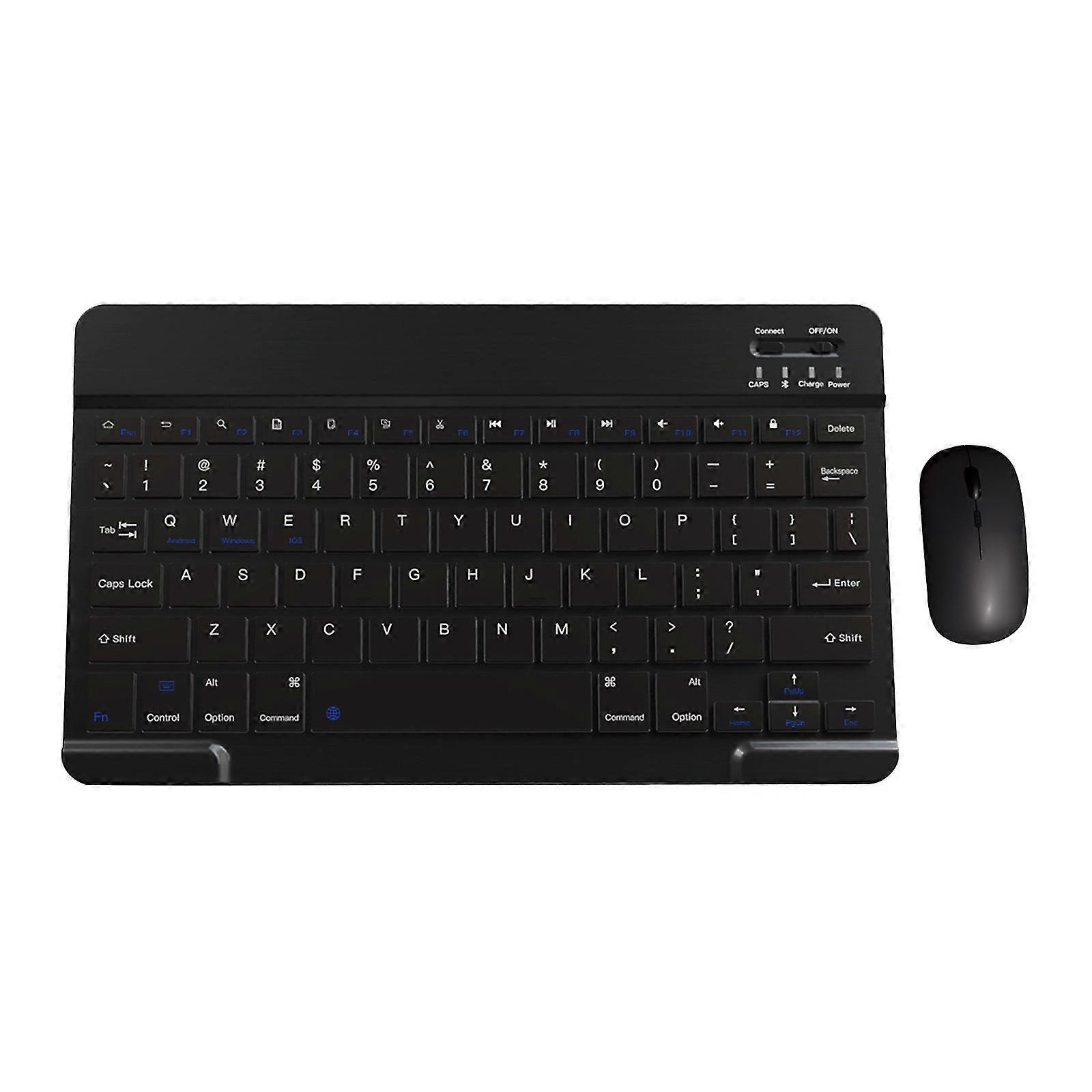 Black Friday 2024 Bluetooth Clavier Souris Portable Mini Bt Clavier Sans Fil Souris Pour Android Windows Pc Tablette