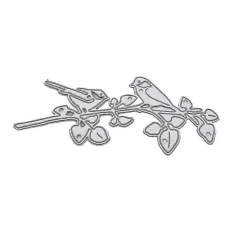 Tree Leaf Bird Metal Cutting Dies Stencil Diy Scra Mold