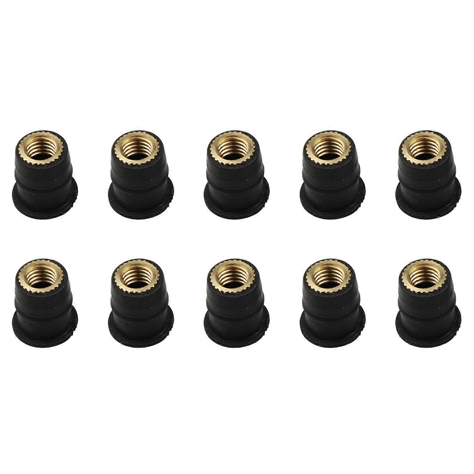 10Pcs Fastener Windscreen Windshield Fairing Cowl Fastener M4 M5 M6 Well Nuts