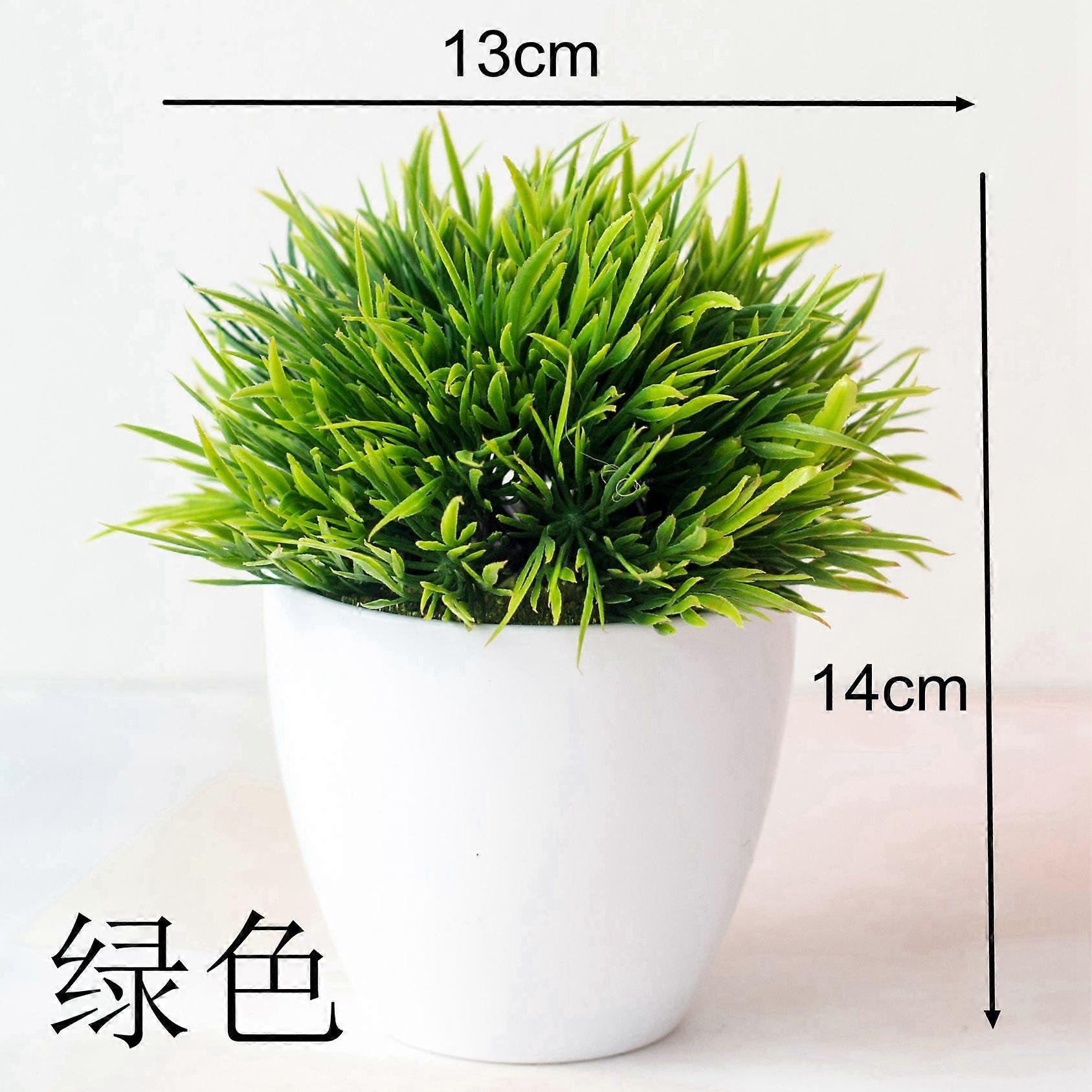 39Styles Small Medium Large Green Artificial Plants Bonsai Plastic Grass Ball Pine Tree Potted Bonsai Christmas Home Party Decor
