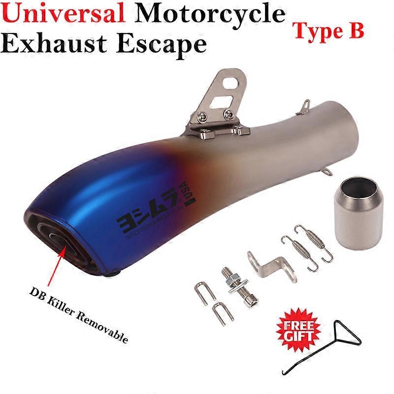 Tuyau d'échappement universel pour moto GP DB Killer, Escape modifié de 60 mm, silencieux antidéflagrant pour YZF R1, R3, R6, CBR500, Z800, XJ6,