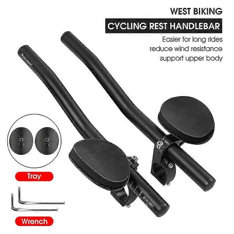 Bicycle Rest Tt Handlebar Clip On Aero Bars Handlebar Extension Triathlon Aerobars Mtb Road Bike Cycling Handlebars