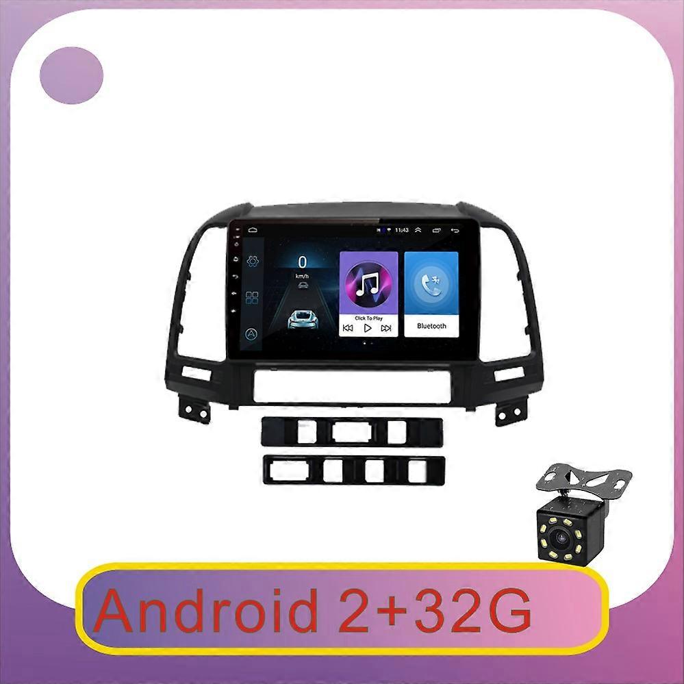 Android 10 DSP Car Radio Multimedia Player For Hyundai Santa Fe 2 2006 2007 2008 2009-2012 Navigation 2 din with WIFI no dvd