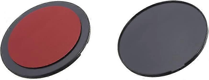 2x Circular Adhesive Dash/Console Disc with Adhesive Suction Cup Base For Car Dashboards Garmin TomTom GPS Smartphone Dashboard Disc 72mm