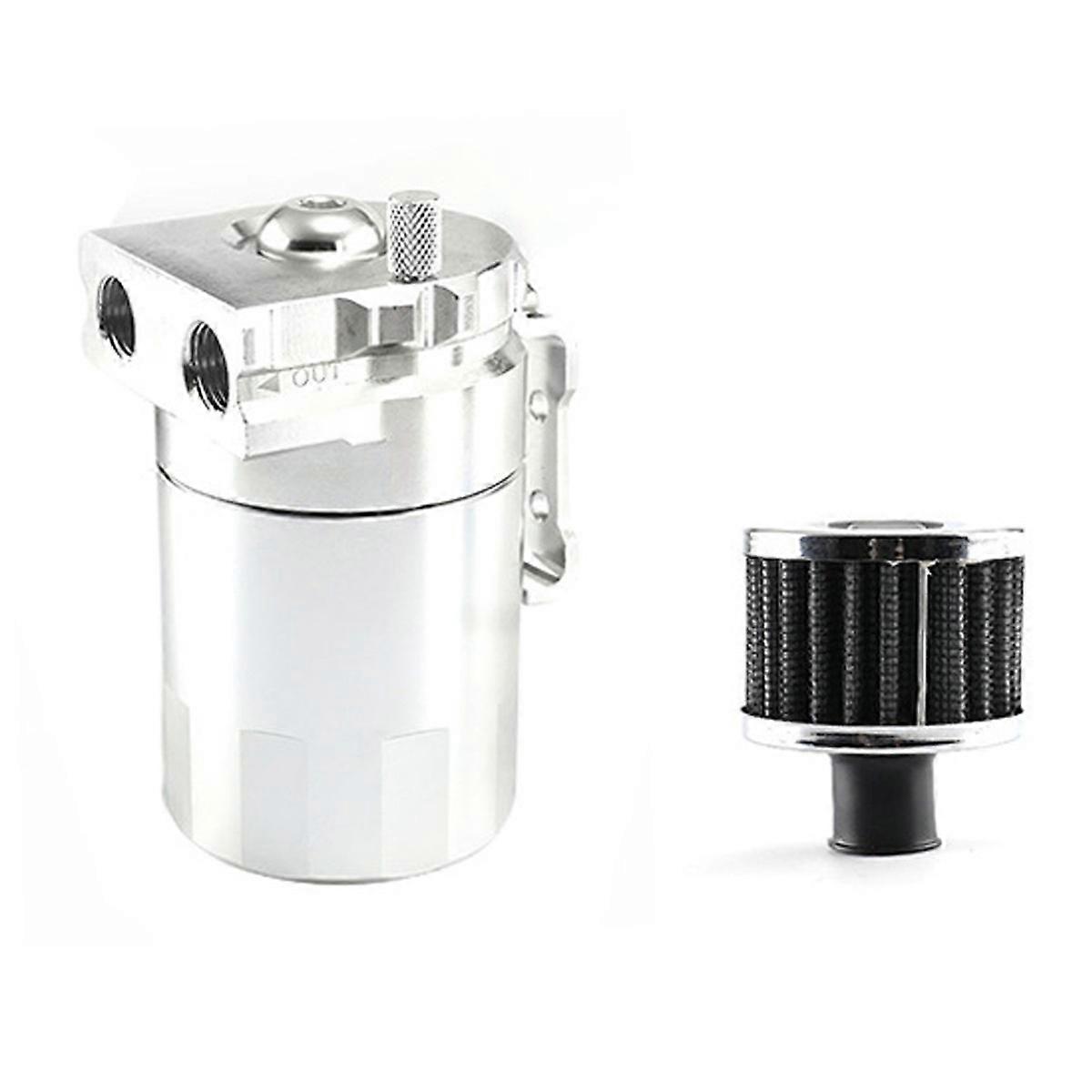 Accesorios de modificación de automóviles Recipiente de aceite de aleación de aluminio universal Olla de aceite transpirable