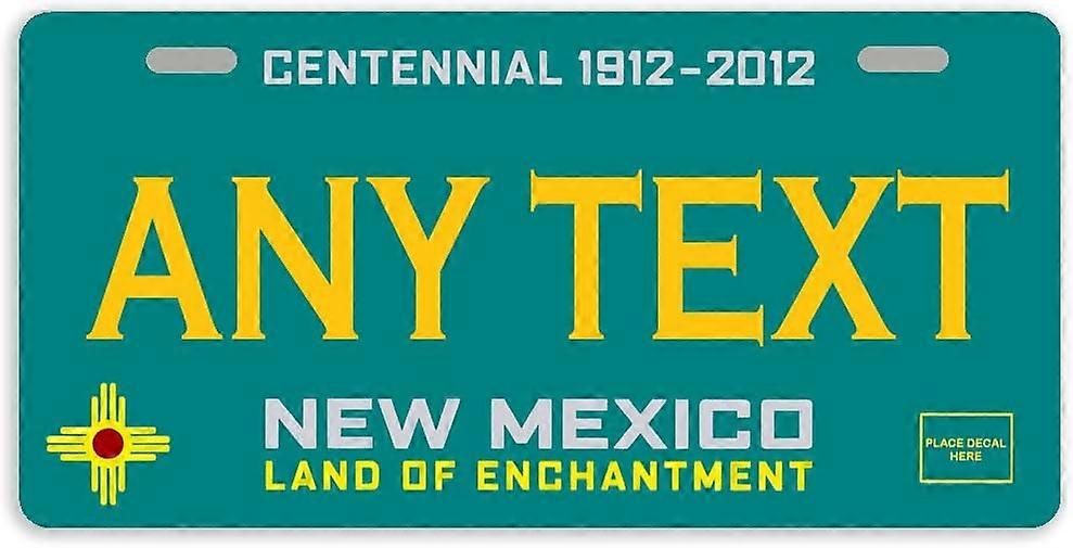 New_Mexico Metall Auto Tag Auto Tag Nummernschild Abdeckung mit 2 Löchern 11,8 x 6,1 Zoll