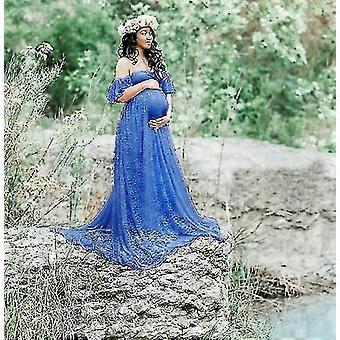 princess polly baby blue dress Jumper Dress with Broderie Anglaise Collar, Maternity & Nursing Special -  blue dark solid, Maternity