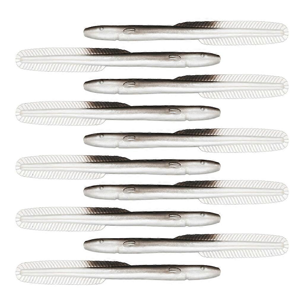 10Pcs Bionic Swimming Lures, Slow Sinking Lures Bionic Loach Soft Loach Baits