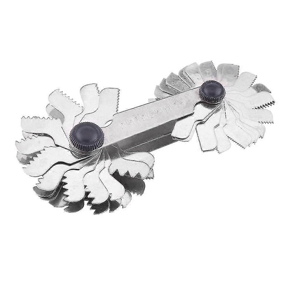 Thread Measuring Gauge  60 Degree Stainless Steel (metric & Imper)